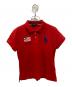 POLO RALPH LAUREN（ポロ・ラルフローレン）の古着「ビッグポニーポロシャツ」｜レッド