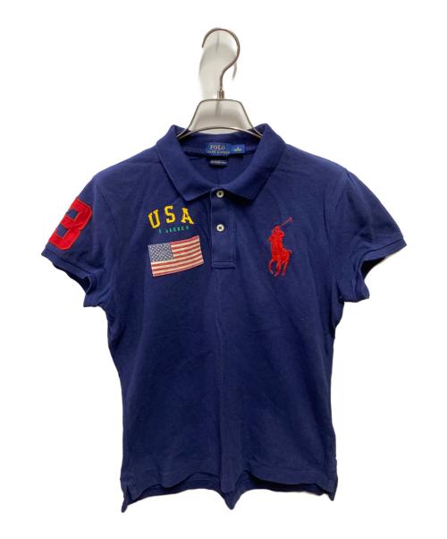 POLO RALPH LAUREN（ポロ・ラルフローレン）POLO RALPH LAUREN (ポロ・ラルフローレン) ビッグポニーポロシャツ ネイビー サイズ:Ｍの古着・服飾アイテム