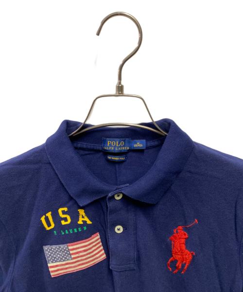 POLO RALPH LAUREN（ポロ・ラルフローレン）POLO RALPH LAUREN (ポロ・ラルフローレン) ビッグポニーポロシャツ ネイビー サイズ:Ｍの古着・服飾アイテム