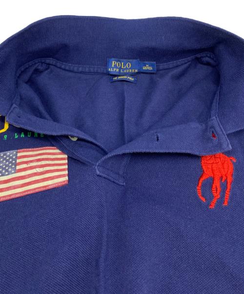 POLO RALPH LAUREN（ポロ・ラルフローレン）POLO RALPH LAUREN (ポロ・ラルフローレン) ビッグポニーポロシャツ ネイビー サイズ:Ｍの古着・服飾アイテム
