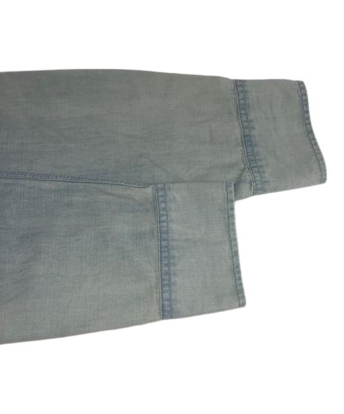 WYTHE（ワイス）WYTHE (ワイス) シャンブレーシャツ インディゴ サイズ:Lの古着・服飾アイテム