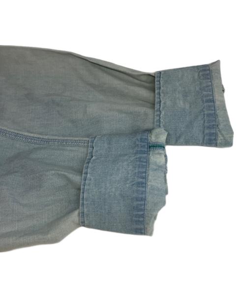 WYTHE（ワイス）WYTHE (ワイス) シャンブレーシャツ インディゴ サイズ:Lの古着・服飾アイテム