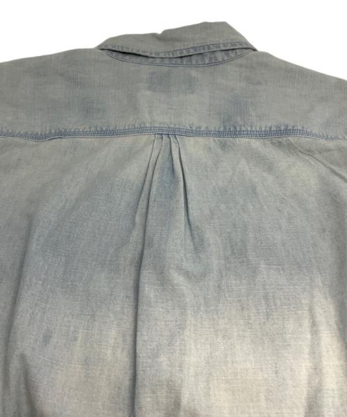 WYTHE（ワイス）WYTHE (ワイス) シャンブレーシャツ インディゴ サイズ:Lの古着・服飾アイテム