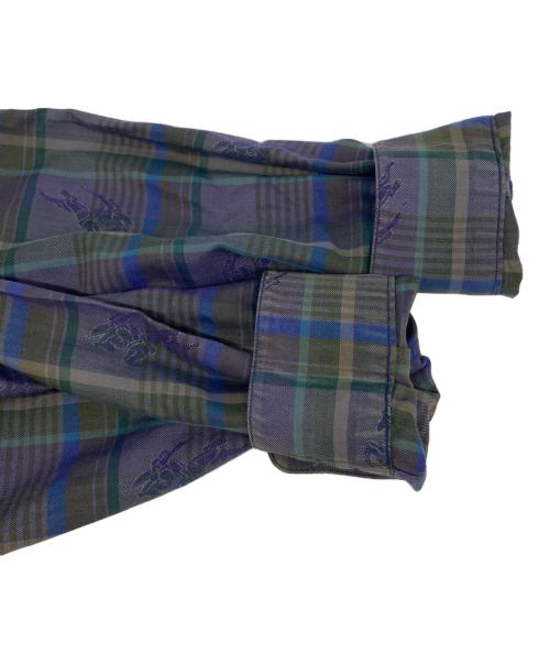 Burberry's（バーバリーズ）Burberry's (バーバリーズ) シャツ パープル サイズ:Ｍの古着・服飾アイテム