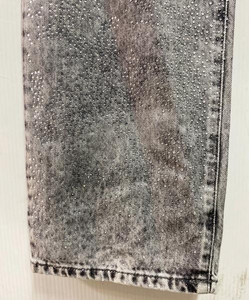 DIESEL（ディーゼル）DIESEL (ディーゼル) 1989 D-Mine ラインストーンジーンズ ブラック サイズ:w31の古着・服飾アイテム