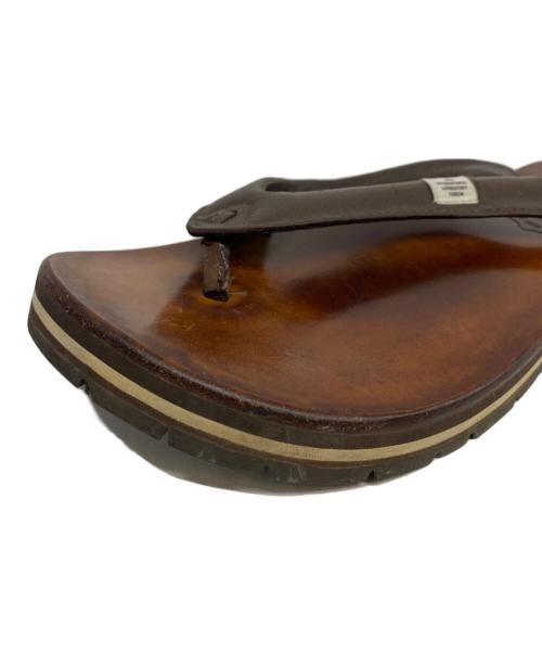 VISVIM（ビズビム）VISVIM (ビズビム) LAMA SANDAL-FOLK ブラウン サイズ:Ｍの古着・服飾アイテム