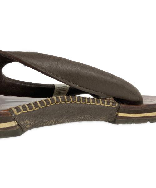 VISVIM（ビズビム）VISVIM (ビズビム) LAMA SANDAL-FOLK ブラウン サイズ:Ｍの古着・服飾アイテム