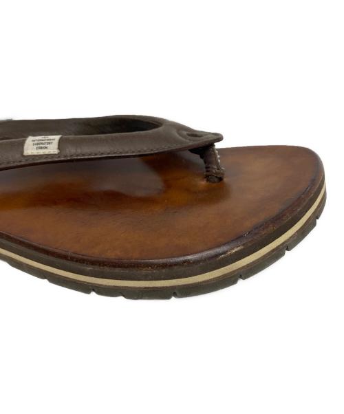 VISVIM（ビズビム）VISVIM (ビズビム) LAMA SANDAL-FOLK ブラウン サイズ:Ｍの古着・服飾アイテム