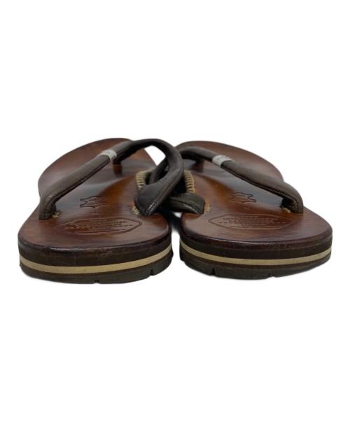 VISVIM（ビズビム）VISVIM (ビズビム) LAMA SANDAL-FOLK ブラウン サイズ:Ｍの古着・服飾アイテム