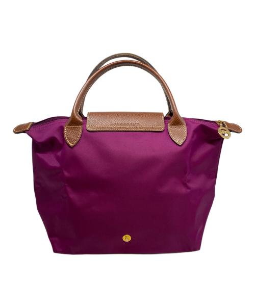 LONGCHAMP（ロンシャン）LONGCHAMP (ロンシャン) ルプリアージュ オリジナル S トップハンドルバッグ パープルの古着・服飾アイテム