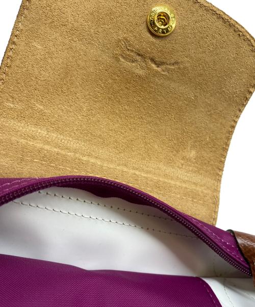 LONGCHAMP（ロンシャン）LONGCHAMP (ロンシャン) ルプリアージュ オリジナル S トップハンドルバッグ パープルの古着・服飾アイテム