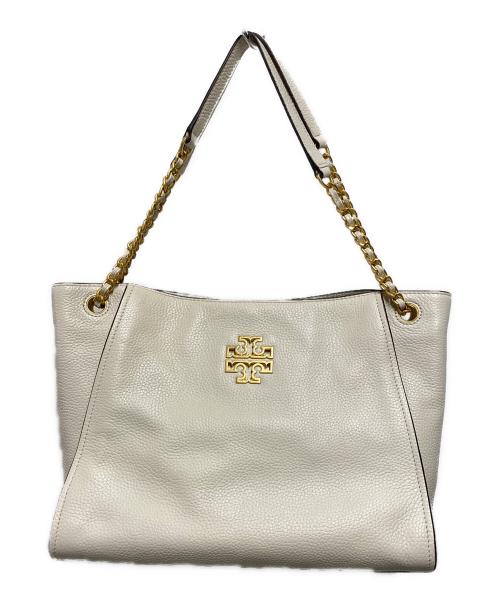 TORY BURCH（トリーバーチ）TORY BURCH (トリーバーチ) ブリテン トートバッグ アイボリーの古着・服飾アイテム
