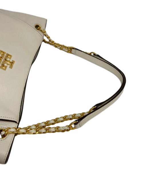 TORY BURCH（トリーバーチ）TORY BURCH (トリーバーチ) ブリテン トートバッグ アイボリーの古着・服飾アイテム