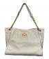 TORY BURCH（トリーバーチ）の古着「ブリテン トートバッグ」｜アイボリー