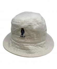 POLO RALPH LAUREN（ポロ・ラルフローレン）の古着「バケットハット」｜ホワイト