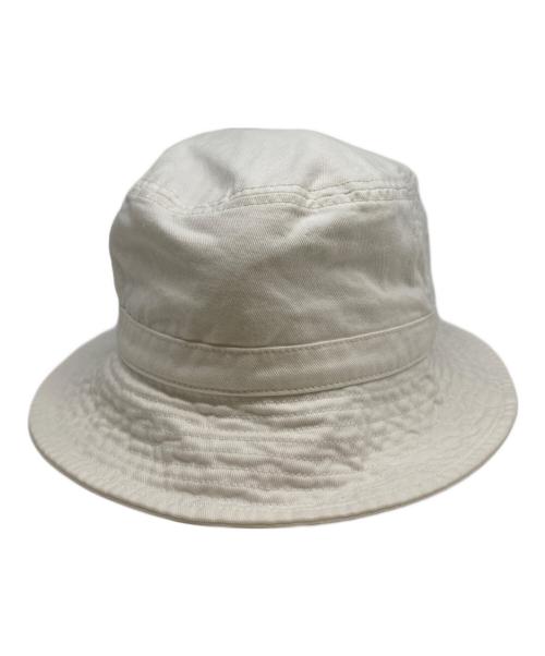 POLO RALPH LAUREN（ポロ・ラルフローレン）POLO RALPH LAUREN (ポロ・ラルフローレン) バケットハット ホワイト 未使用品の古着・服飾アイテム