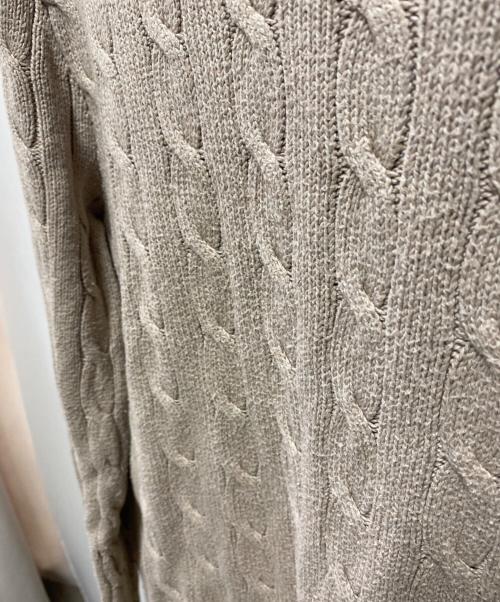POLO RALPH LAUREN（ポロ・ラルフローレン）POLO RALPH LAUREN (ポロ・ラルフローレン) ケーブルニット ベージュ サイズ:Ｓの古着・服飾アイテム