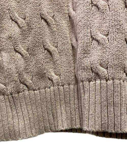 POLO RALPH LAUREN（ポロ・ラルフローレン）POLO RALPH LAUREN (ポロ・ラルフローレン) ケーブルニット ベージュ サイズ:Ｓの古着・服飾アイテム