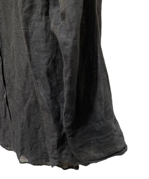 LESSAGE（レサージュ）LESSAGE (レサージュ) 25ss シアーリネンシャツ ブラウン サイズ:ＦＲＥＥの古着・服飾アイテム