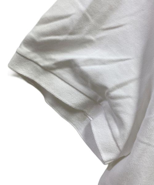 LACOSTE（ラコステ）LACOSTE (ラコステ) レギュラーフィット ストレッチ パリポロシャツ ホワイト サイズ:Ｌの古着・服飾アイテム