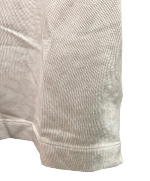 LACOSTE（ラコステ）LACOSTE (ラコステ) レギュラーフィット ストレッチ パリポロシャツ ホワイト サイズ:Ｌの古着・服飾アイテム
