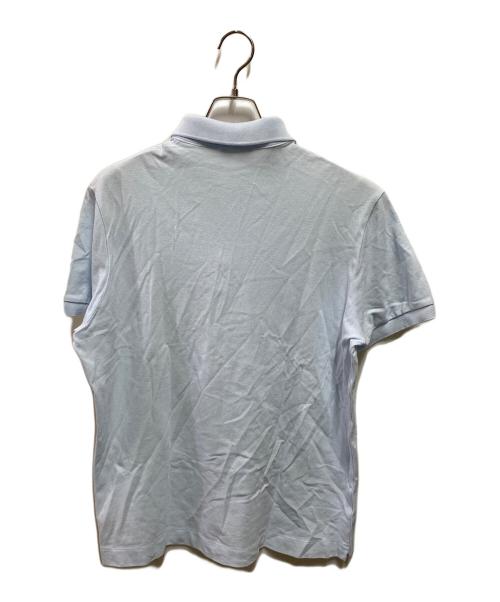LACOSTE（ラコステ）LACOSTE (ラコステ) レギュラーフィット ストレッチ パリポロシャツ ブルー サイズ:Ｌの古着・服飾アイテム