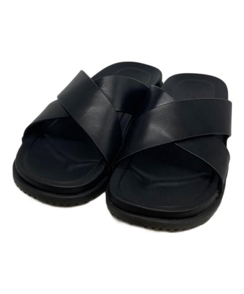 UGG（アグ）UGG (アグ) WAINSCOTT SLIDE ブラック サイズ:26の古着・服飾アイテム