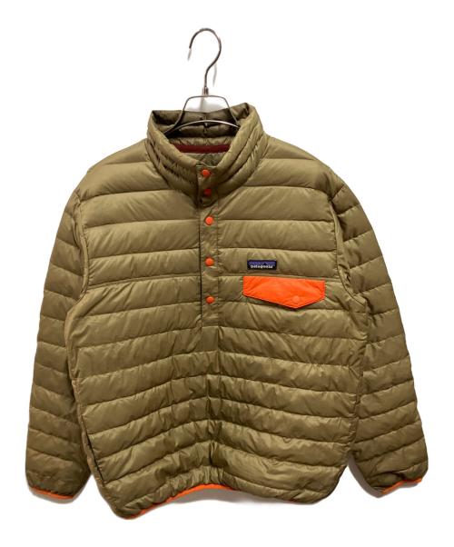 Patagonia（パタゴニア）Patagonia (パタゴニア) Down-SnapT Pullover ブラウン サイズ:Ｓの古着・服飾アイテム