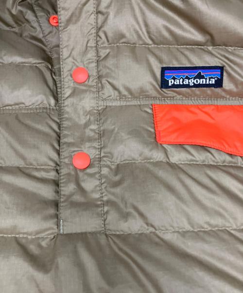Patagonia（パタゴニア）Patagonia (パタゴニア) Down-SnapT Pullover ブラウン サイズ:Ｓの古着・服飾アイテム