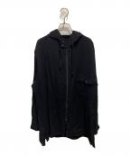 Yohji Yamamoto pour hommeヨウジヤマモト プールオム）の古着「G-フードブルゾン」｜ブラック