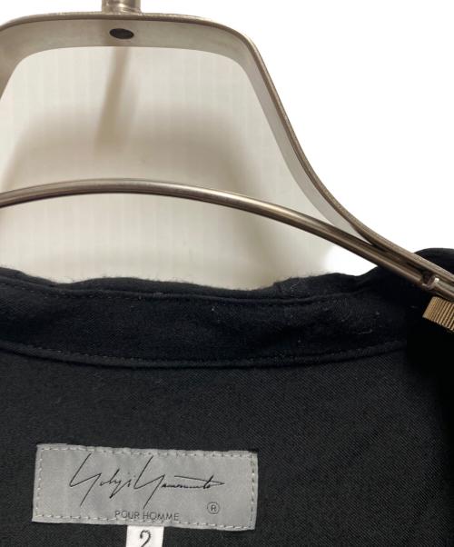 Yohji Yamamoto pour homme（ヨウジヤマモト プールオム）Yohji Yamamoto pour homme (ヨウジヤマモト プールオム) G-フードブルゾン ブラック サイズ:2の古着・服飾アイテム