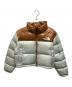 THE NORTH FACE（ザ ノース フェイス）の古着「W'S NUPTSE SHORT JACKET」｜ブルー×ブラウン