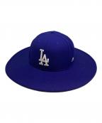 New Eraニューエラ）の古着「Fitted Long Brim Hat」｜ブルー