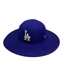 New Era（ニューエラ）の古着「Fitted Long Brim Hat」｜ブルー