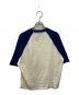 AMI Alexandre Mattiussi (アミアレクサンドルマテュッシ) 26SS Ami de Coeur ニットパッチ Tシャツ アイボリー×ネイビー サイズ:XS 未使用品：20000円