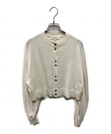 ENFOLD（エンフォルド）の古着「ROUND CARDIGAN」｜ホワイト