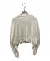 ENFOLD (エンフォルド) ROUND CARDIGAN ホワイト サイズ:38 未使用品：11000円