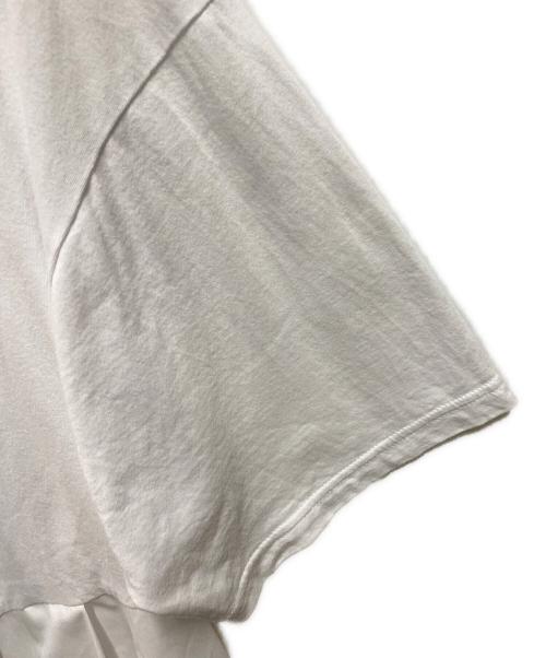 ENFOLD（エンフォルド）ENFOLD (エンフォルド) PETAL-HEM T-SHIRT ホワイト サイズ:38の古着・服飾アイテム