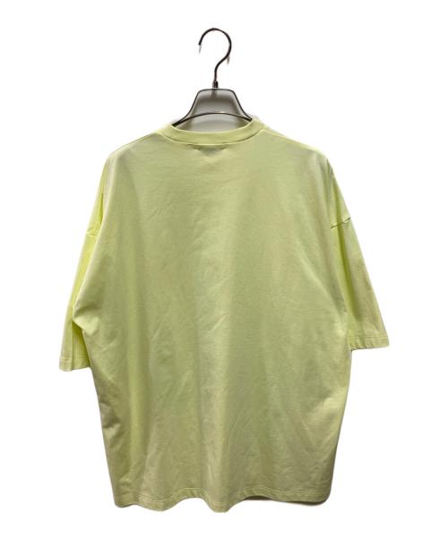 nagonstans（ナゴンスタンス）nagonstans (ナゴンスタンス) crew-neck ｔ-shirt イエロー サイズ:Ｍの古着・服飾アイテム