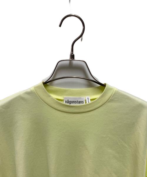 nagonstans（ナゴンスタンス）nagonstans (ナゴンスタンス) crew-neck ｔ-shirt イエロー サイズ:Ｍの古着・服飾アイテム
