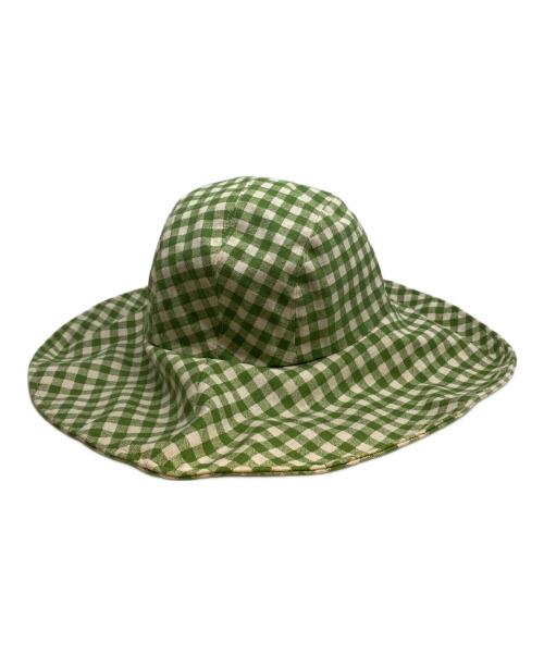 marihoja（マリホジャ）marihoja (マリホジャ) ETRE TOKYO (エトレトウキョウ) パターンソフトキャペリンハット グリーンの古着・服飾アイテム