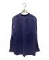 ARMANI JEANS (アルマーニジーンズ) 90sリネン混シャツ ネイビー サイズ:Ｍ：9000円