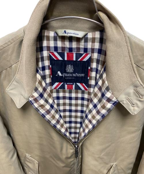 Aquascutum（アクアスキュータム）Aquascutum (アクアスキュータム) スイングトップ ベージュ サイズ:Mの古着・服飾アイテム