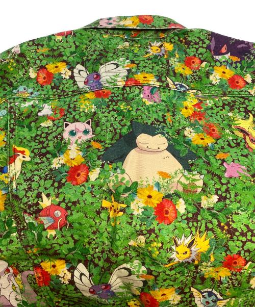 LEVI'S（リーバイス）LEVI'S (リーバイス) ポケモン25周年記念コラボ トラッカージャケット グリーン サイズ:Ｌの古着・服飾アイテム