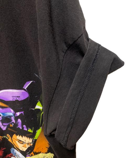 GEEKS RULE（ギークスルール）GEEKS RULE (ギークスルール) NEON GENESIS EVANGELION (ネオンジェネシス エヴァンゲリオン) SILKSCREEN PRINTING T SHIRT ブラック サイズ:ＸＬの古着・服飾アイテム