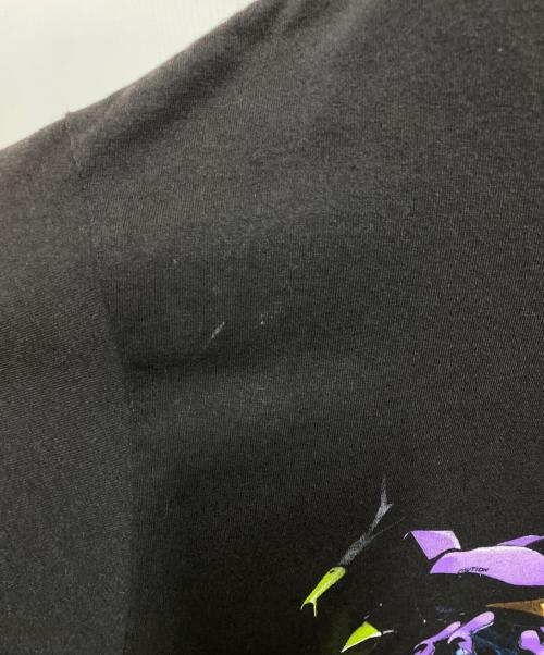 GEEKS RULE（ギークスルール）GEEKS RULE (ギークスルール) NEON GENESIS EVANGELION (ネオンジェネシス エヴァンゲリオン) SILKSCREEN PRINTING T SHIRT ブラック サイズ:ＸＬの古着・服飾アイテム