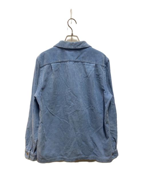 POLO RALPH LAUREN（ポロ・ラルフローレン）POLO RALPH LAUREN (ポロ・ラルフローレン) コーデュロイ オープンカラーシャツ スカイブルー サイズ:Ｓの古着・服飾アイテム