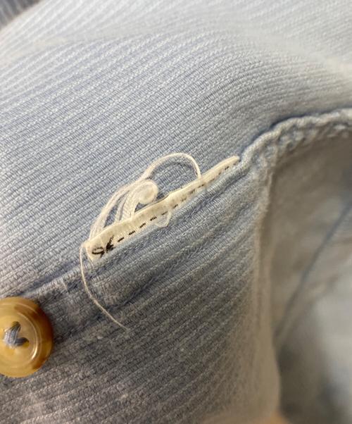POLO RALPH LAUREN（ポロ・ラルフローレン）POLO RALPH LAUREN (ポロ・ラルフローレン) コーデュロイ オープンカラーシャツ スカイブルー サイズ:Ｓの古着・服飾アイテム