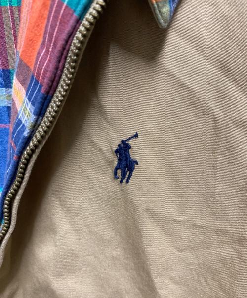 POLO RALPH LAUREN（ポロ・ラルフローレン）POLO RALPH LAUREN (ポロ・ラルフローレン) リバーシブルスイングトップ ベージュ サイズ:Sの古着・服飾アイテム