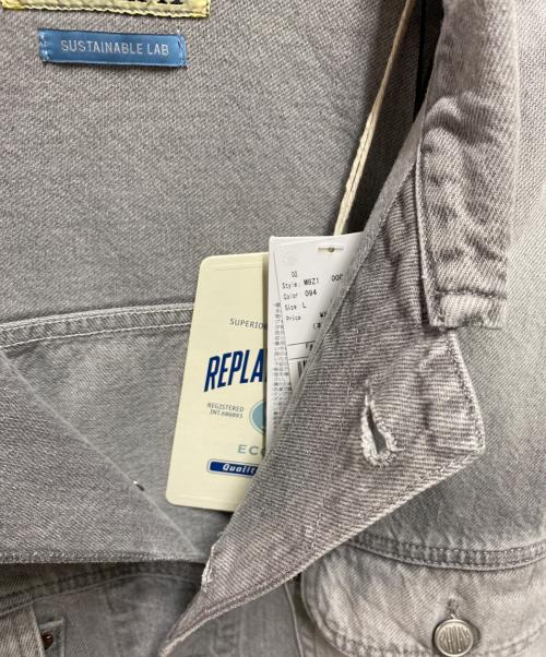 REPLAY（リプレイ）REPLAY (リプレイ) 9Z1 ECOPLUS ライトデニムグレージャケット グレー サイズ:L 未使用品の古着・服飾アイテム